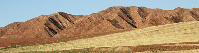 Gesteinsschichtung Anatolien Kopf